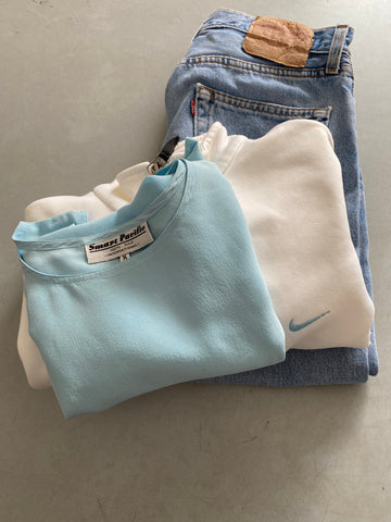 LEVI'S 501 & ZIP NIKE & CAMICIA SETA