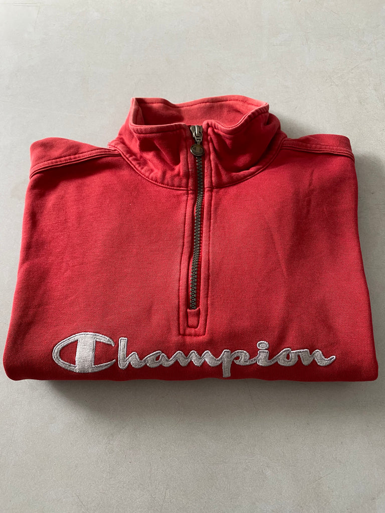 FELPA CHAMPION ROSSA Fusco s Vintage