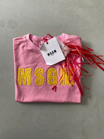 T-SHIRT MSGM ROSA